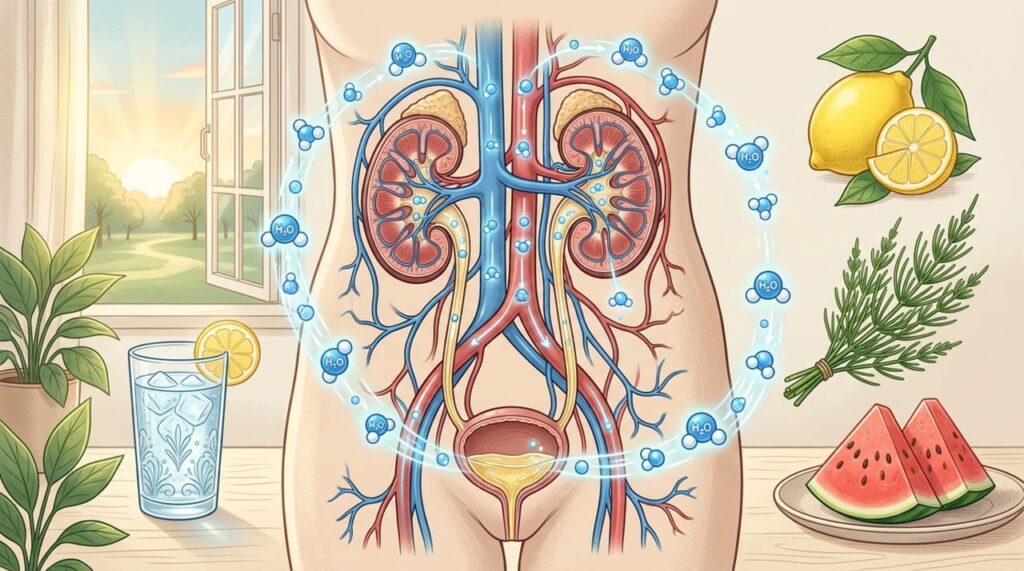 O que consumir em jejum para auxiliar na desintoxicação dos rins de forma natural e segura