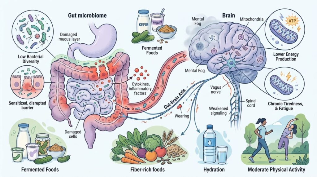 Inflamação intestinal crônica pode estar por trás da fadiga persistente