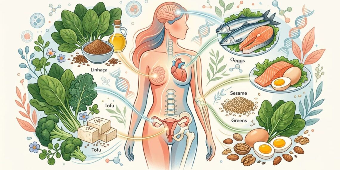 O que comer para equilibrar os hormônios femininos na menopausa: nutrientes essenciais e onde encontrá-los