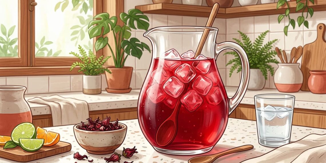 5 benefícios de beber regularmente chá de hibisco gelado pela manhã