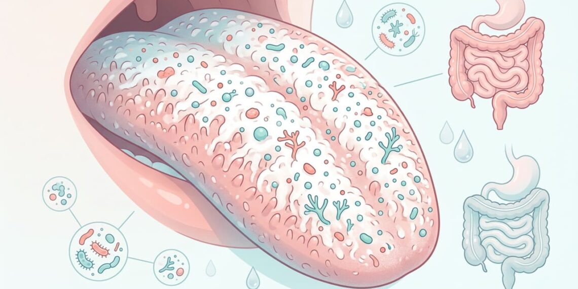 Observe sua língua: se estiver muito branca, seu corpo pode precisar de atenção ao intestino, e não apenas de higiene bucal