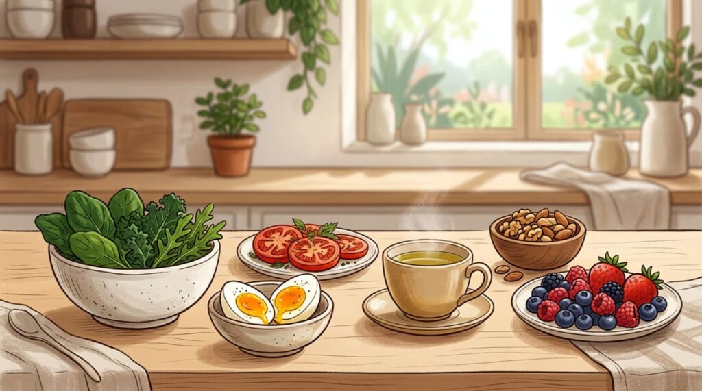 Dieta rica em antioxidantes: nutrientes essenciais para preservar a saúde da pele e da visão após os 40 anos de idade