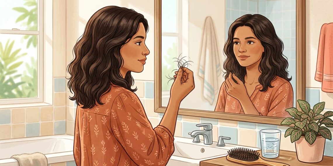 Qual a relação entre o estresse crônico e a queda de cabelo difusa?
