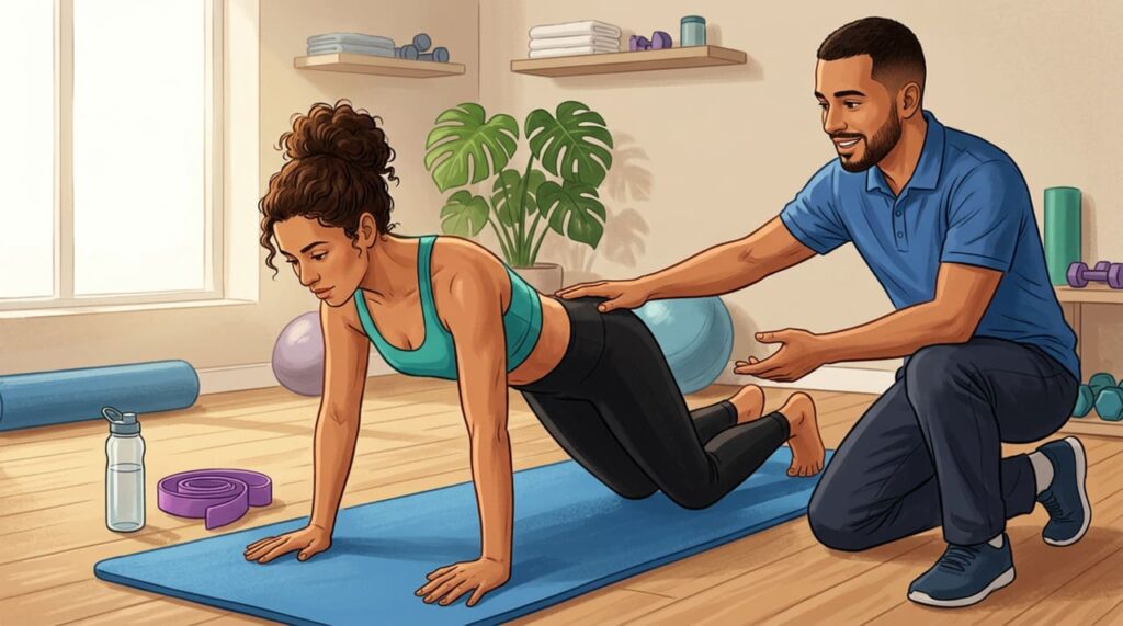 Como fortalecer a musculatura do core para aliviar a dor crônica nas costas?