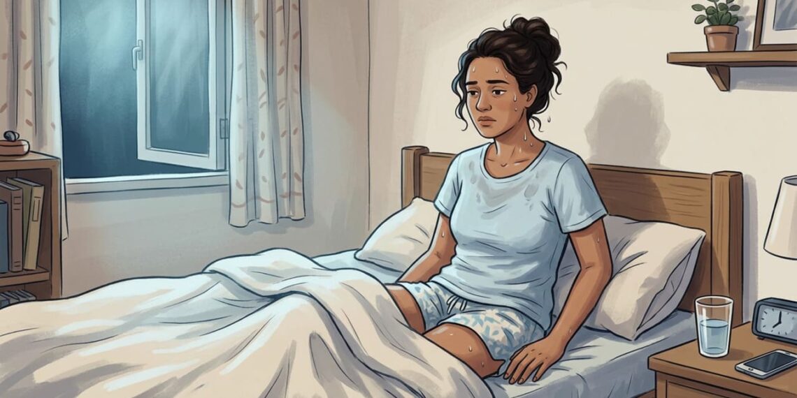 O que significa acordar suando muito durante a madrugada?