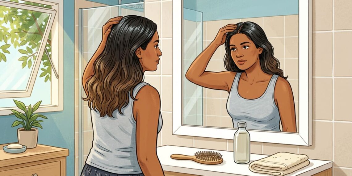 Observe seu couro cabeludo: se estiver muito oleoso, seu corpo pode precisar de equilíbrio hormonal, e não apenas de outro xampu