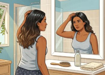 Observe seu couro cabeludo: se estiver muito oleoso, seu corpo pode precisar de equilíbrio hormonal, e não apenas de outro xampu