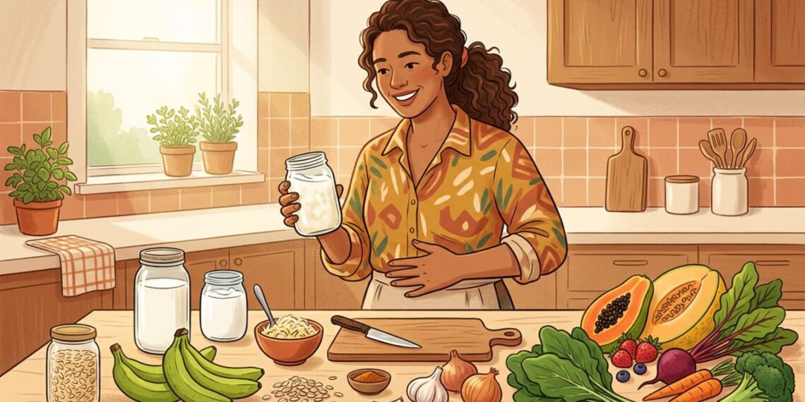 O que comer para regenerar a flora intestinal: nutrientes essenciais e onde encontrá-los
