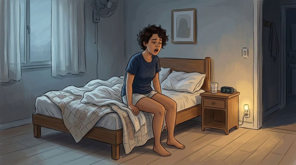O que significa urinar de hora em hora durante a noite?