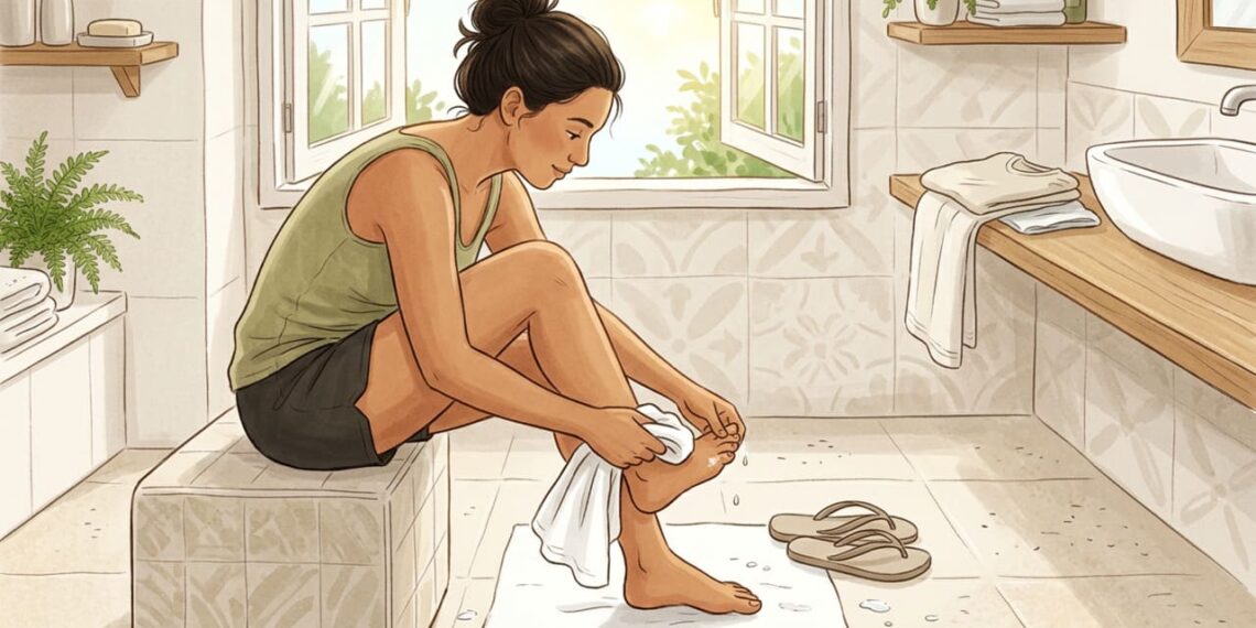 Elimine o suor excessivo: 5 partes do corpo que você deve secar bem todos os dias