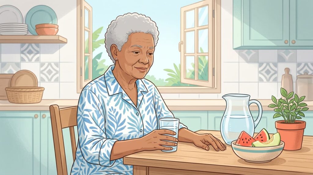 Beber pouca água ao longo do dia afeta os rins dos idosos: qual é a quantidade ideal?