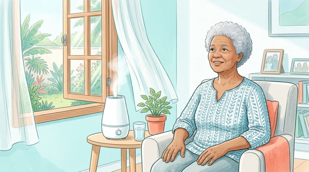 Respirar ar com baixa umidade afeta os pulmões dos idosos: qual é a umidade ideal do ambiente?