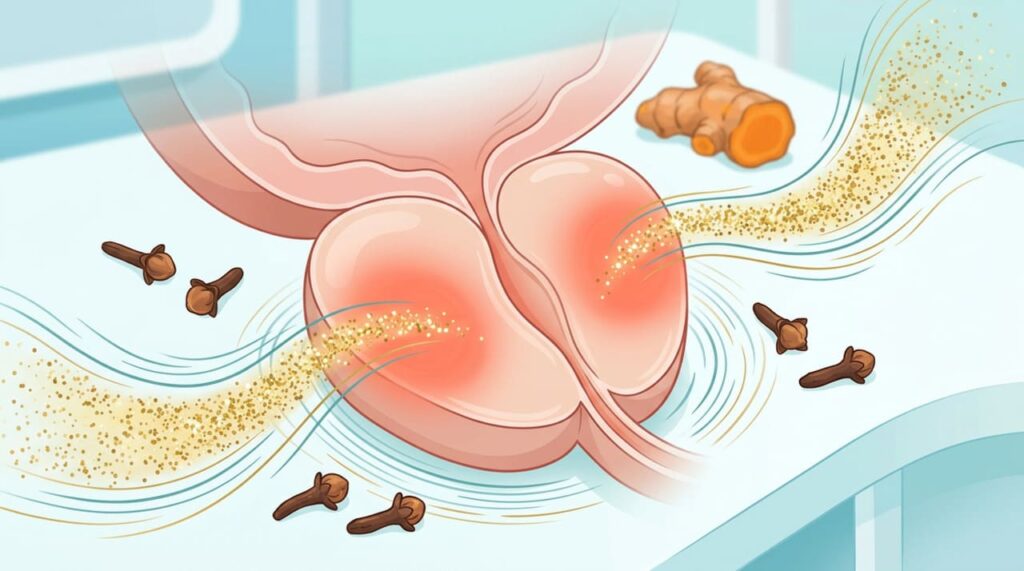Qual o efeito de consumir de cravo-da-índia na prostatite?