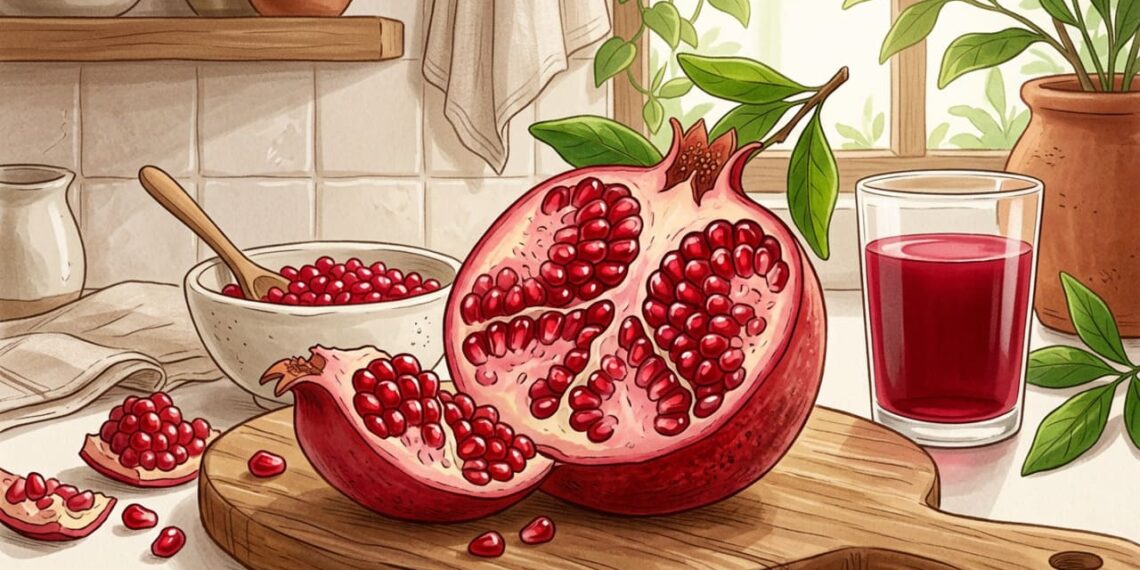 A casca de fruta rica em urolitina A que recupera a saúde das mitocôndrias para aliviar a fraqueza muscular após os 50 anos