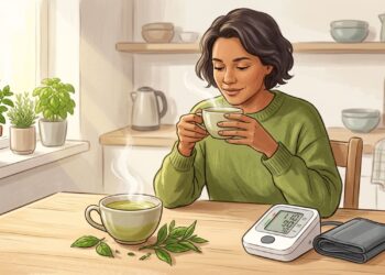 Qual o efeito do consumo de chá verde na pressão arterial?