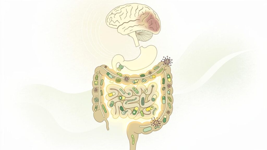 O cansaço crônico persistente não se deve apenas à falta de sono reparador, mas sim à neuroinflamação silenciosa causada pelo desequilíbrio no microbioma intestinal