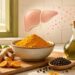 O que a cúrcuma tomada em jejum faz ao fígado e à inflamação sistêmica do corpo