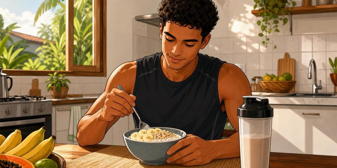 O que comer em jejum para aumentar a sua massa muscular