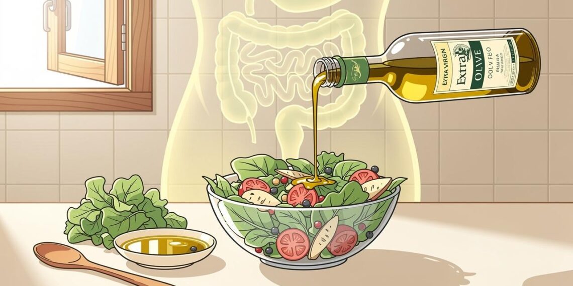 O que o azeite de oliva extravirgem em jejum faz ao intestino e à vesícula biliar