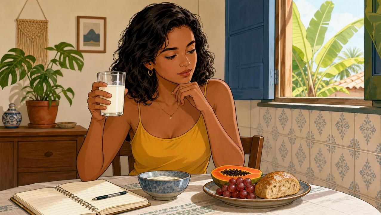 Diário alimentar ajuda a identificar gatilhos típicos de intolerância alimentar.