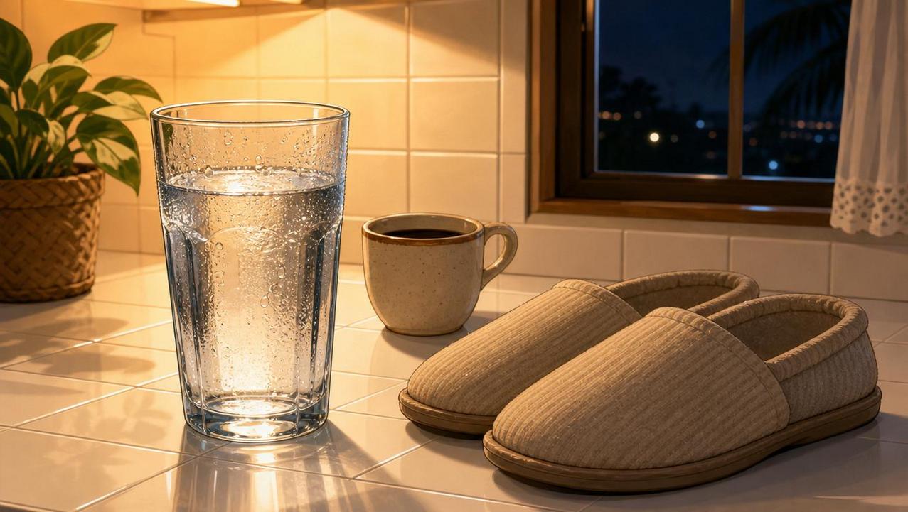 Horário dos líquidos e cafeína influencia a vontade de urinar à noite.