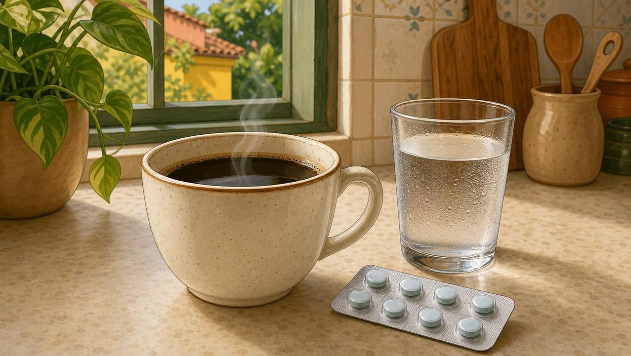 Café, hidratação e diuréticos podem alterar a frequência urinária diária.
