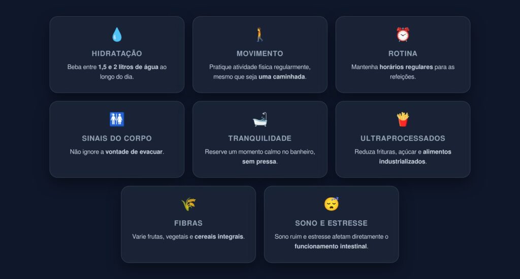 regulação intestinal