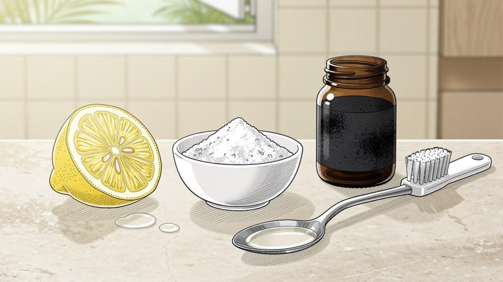 Remédio caseiro natural para tártaro nos dentes e receita simples e fácil para limpar os dentes em casa diariamente