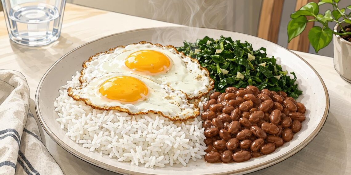 Segundo os especialistas em nutrição, o arroz com ovo oferece praticamente os mesmos benefícios proteicos que a carne vermelha