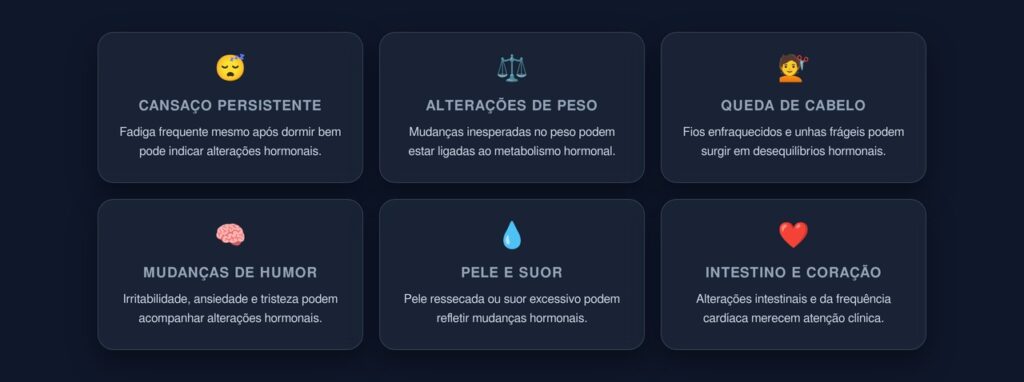 sinais de tireoide