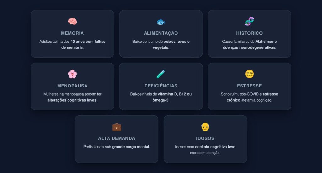 suplementação cerebral