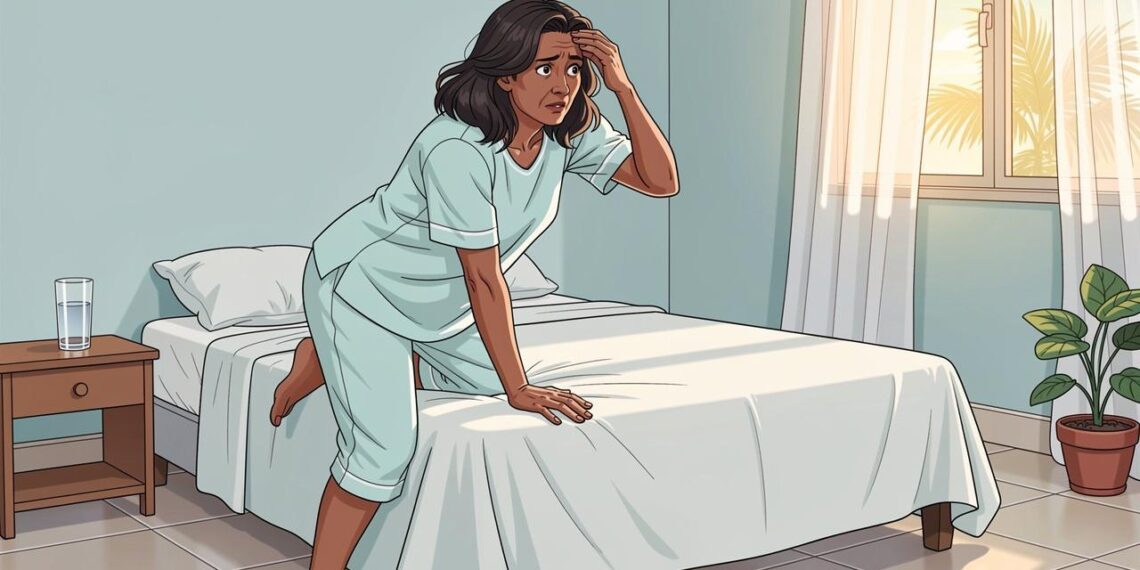 Tontura ao se levantar não é apenas pressão baixa, pode ser sinal de desidratação ou disfunção vestibular