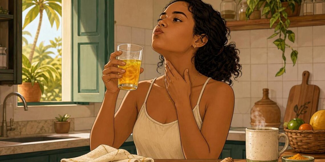 [TÓPICO] - Fazer gargarejo com água de cúrcuma é realmente benéfico? Algumas pessoas devem fazê-lo, enquanto outras não devem usar cúrcuma de forma alguma
